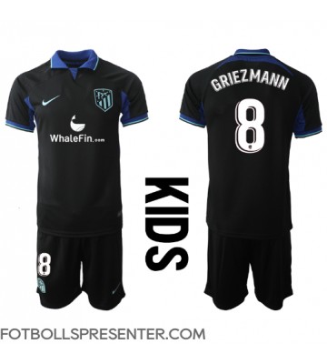 Atletico Madrid Antoine Griezmann #8 Bortatröja Barn 2022-23 Kortärmad (+ korta byxor)
